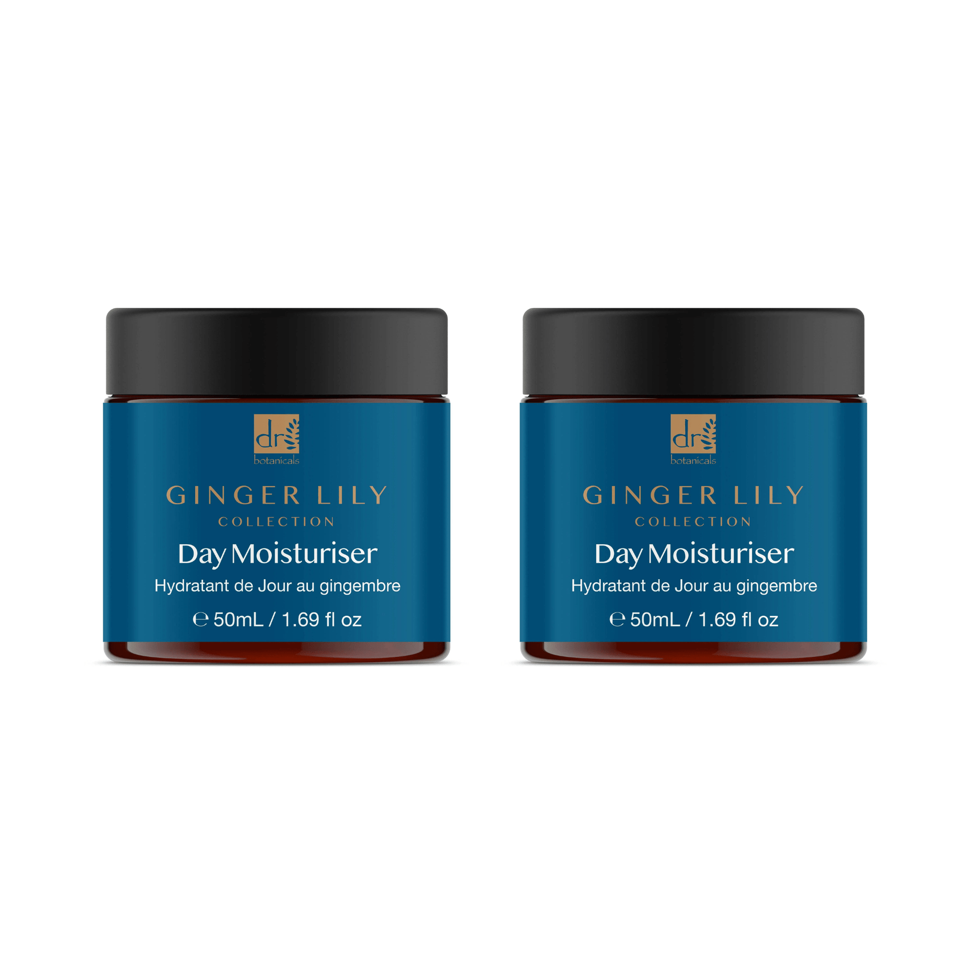 Dr Botanicals Gingerlily Day Moisturiser 50ml Twin Value Savings Pack - Popular trends empire