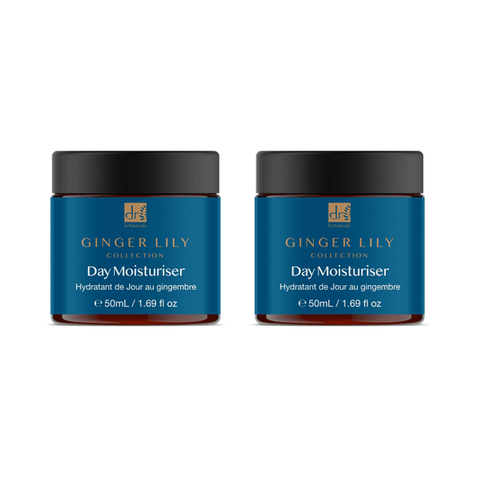 Dr Botanicals Gingerlily Day Moisturiser 50ml Twin Value Savings Pack - Popular trends empire
