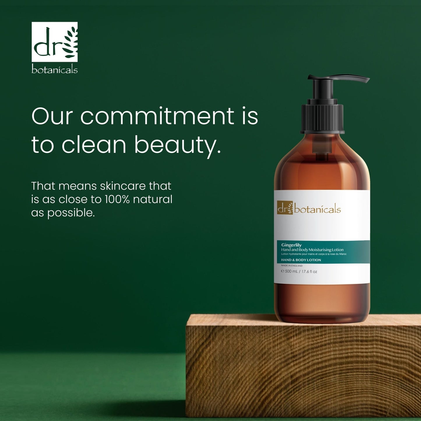 Dr Botanicals Gingerlily Hand & Body Moisturising Lotion 500ml Twin Value Savings Pack - Popular trends empire