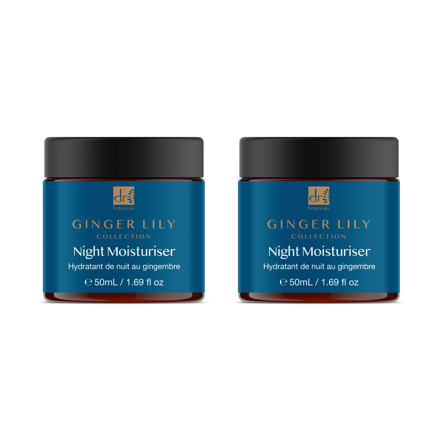 Dr Botanicals Gingerlily Night Moisturiser 50ml Twin Value Savings Pack - Popular trends empire
