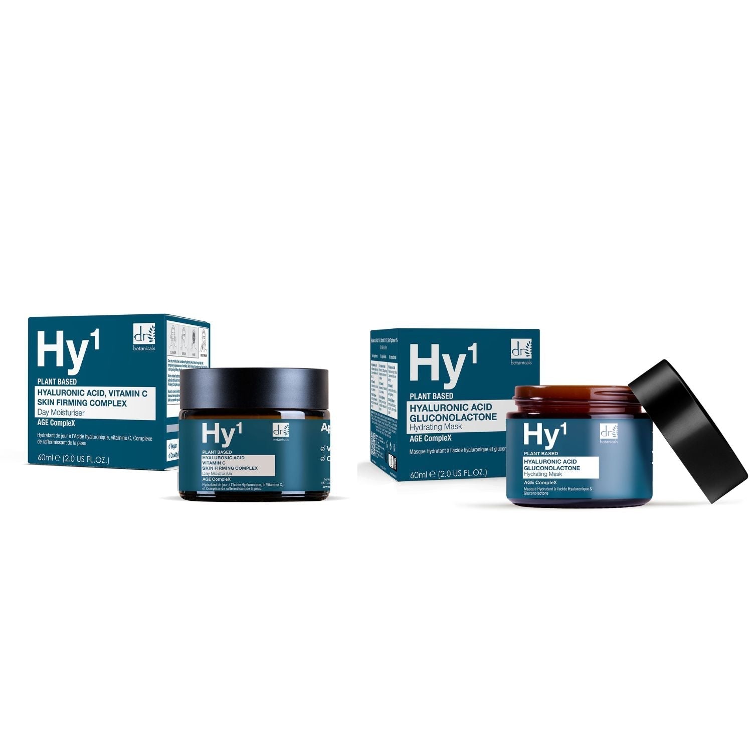 Dr Botanicals Hyaluronic Acid Day Moisturiser & Mask Kit - Popular trends empire