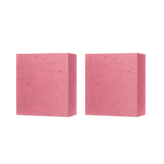 Dr Botanicals Hydrating Rose Facial Cleansing Bar 100g Twin Value Savings Pack - Popular trends empire