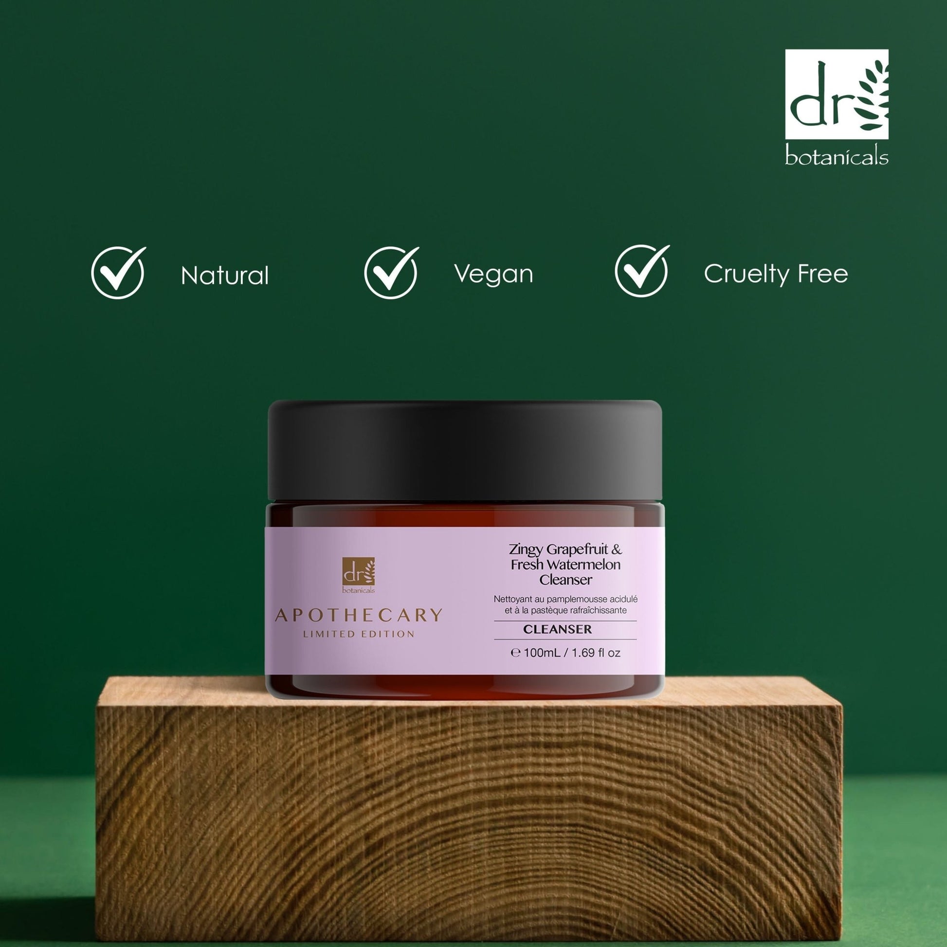 Dr Botanicals Zingy Grapefruit & Fresh Watermelon Cleanser 100ml Twin Value Savings Pack - Popular trends empire