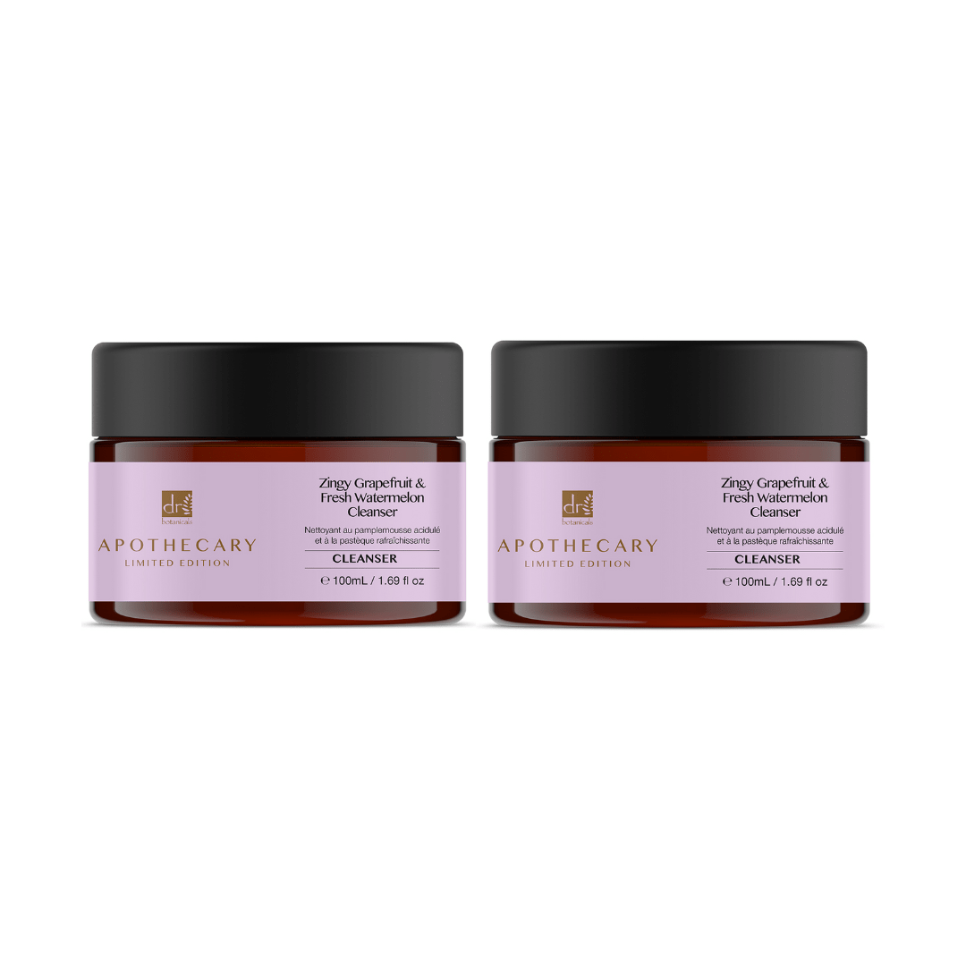 Dr Botanicals Zingy Grapefruit & Fresh Watermelon Cleanser 100ml x 2 - Popular trends empire