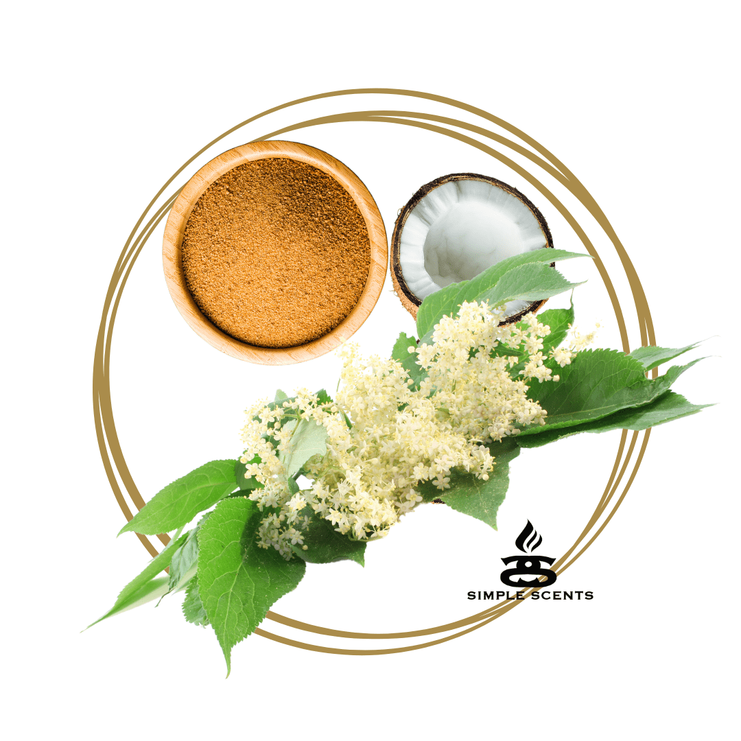 Elderflower & Coconut Sugar - Simple Scents Ambience Rose Style Wax Melts - Popular trends empire