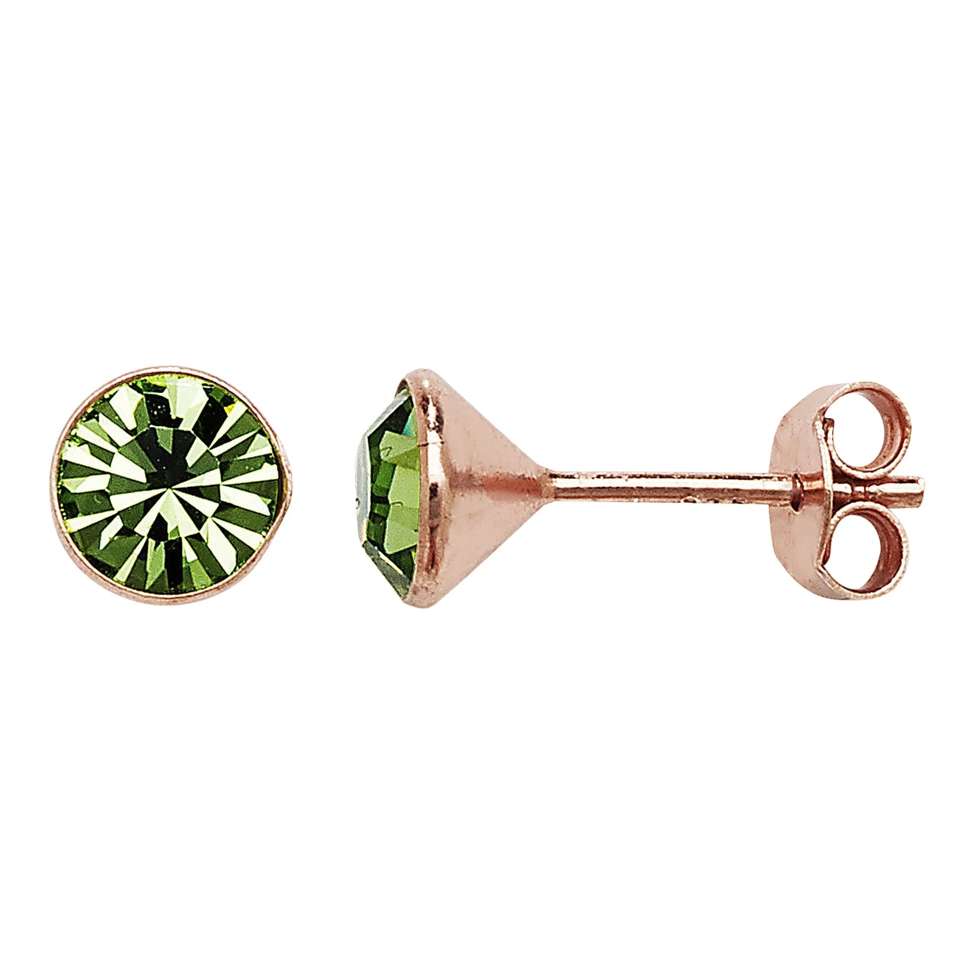 Emerald Cubic Zirconia Stud Earrings - Popular trends empire