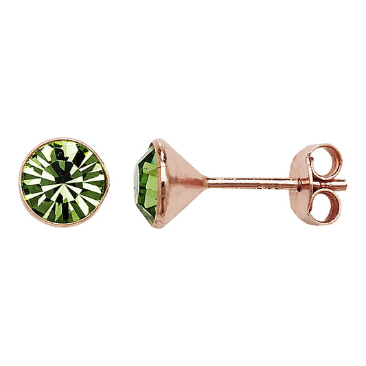Emerald Cubic Zirconia Stud Earrings - Popular trends empire