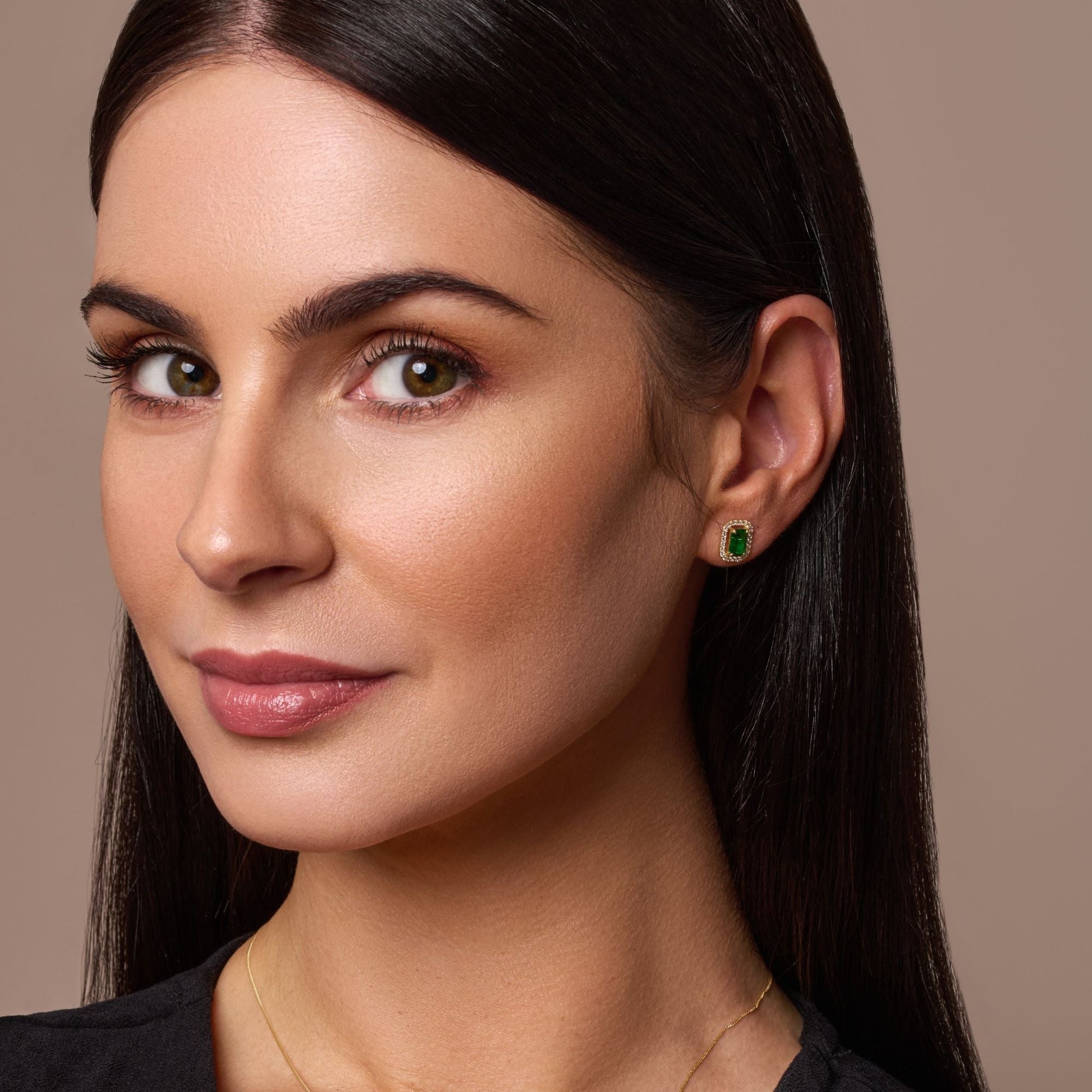 Emerald Cut Cubic Zirconia Earrings - Popular trends empire