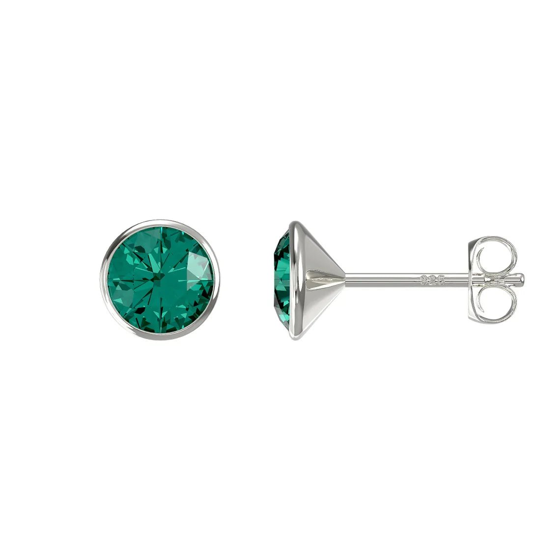 Emerald Stud Earrings - Popular trends empire