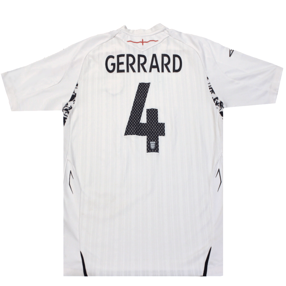England 2008 - 2009 Home Shirt Steven Gerrard 4 (Excellent) L - Popular trends empire