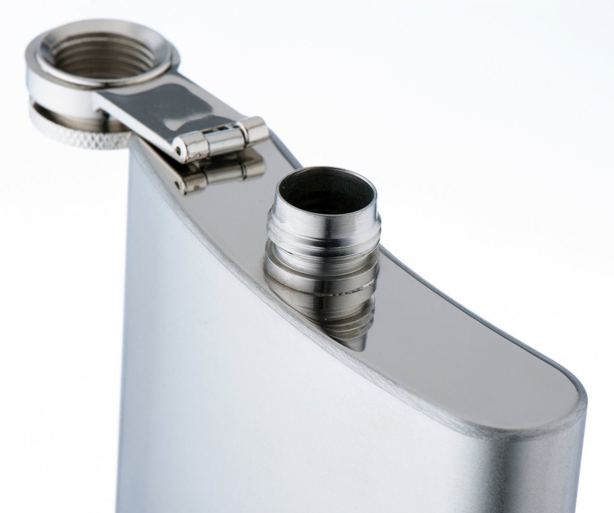 Engraved Hip Flask - Stainless Steel Curved Flask With Gift Box & Funnel Included - Popular trends empire