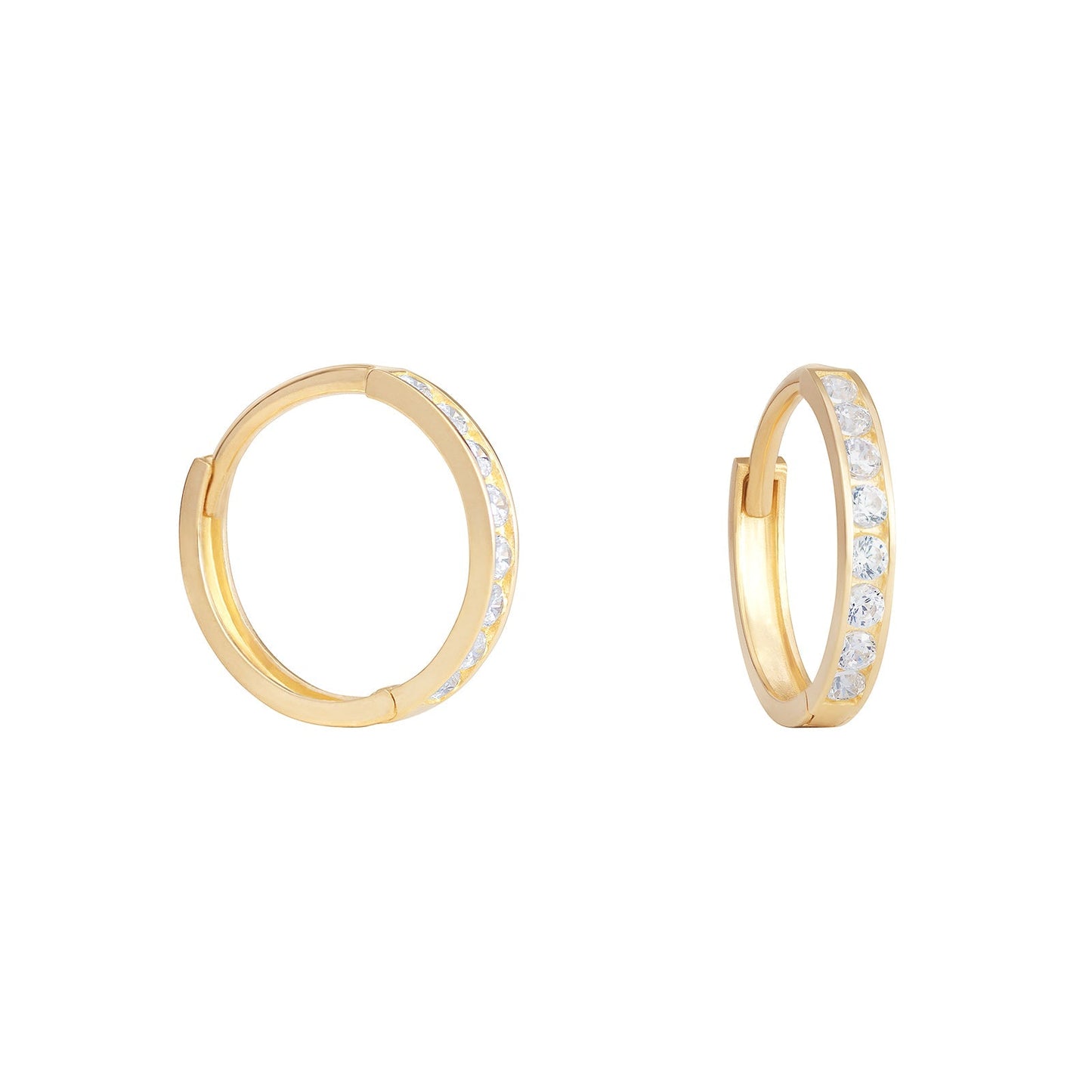 Erin Hinged Hoops - Popular trends empire