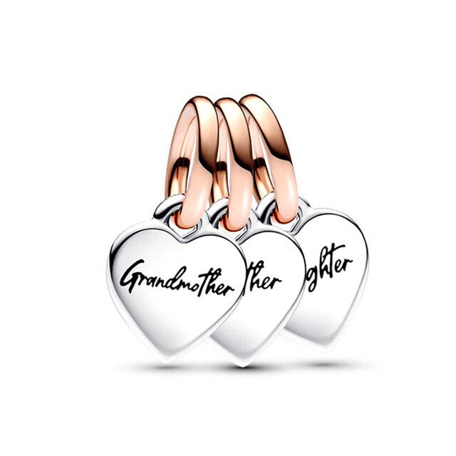 Family Generation of Hearts Charm Set - Popular trends empire