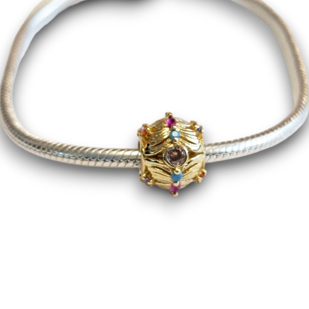 Gold Butterfly Bead Charm - Popular trends empire