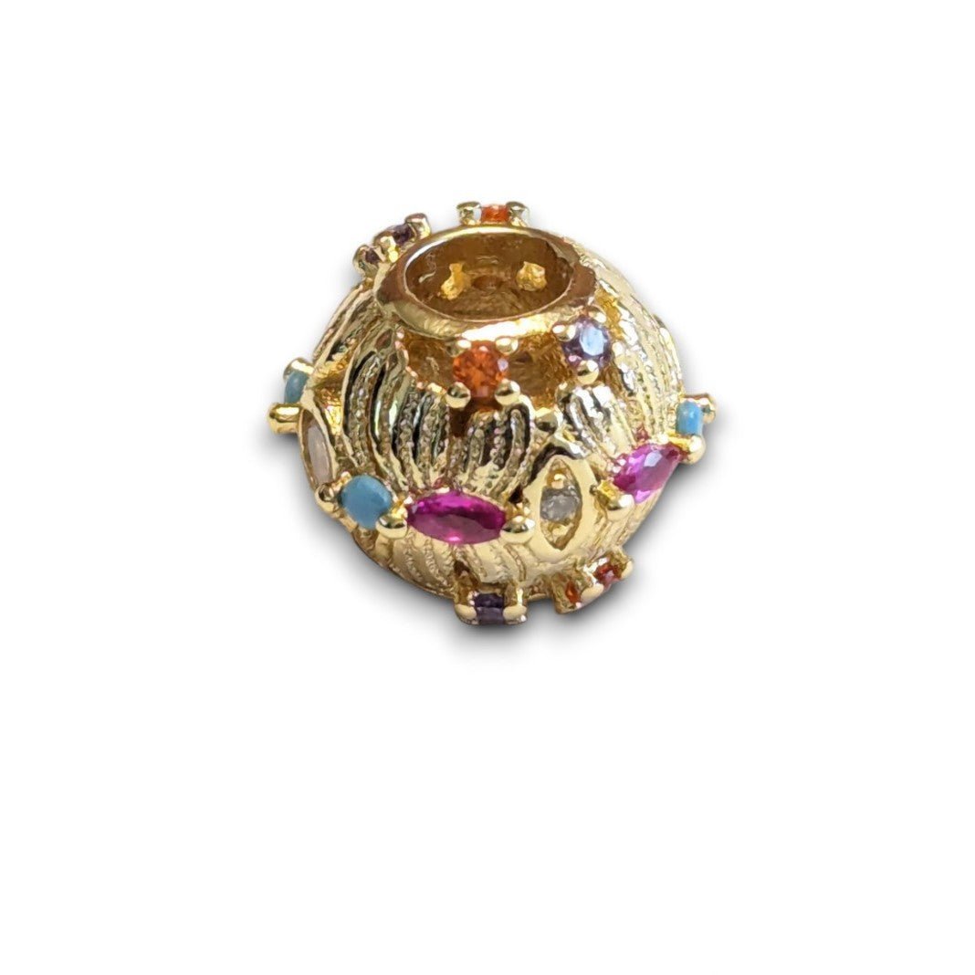 Gold Butterfly Bead Charm - Popular trends empire