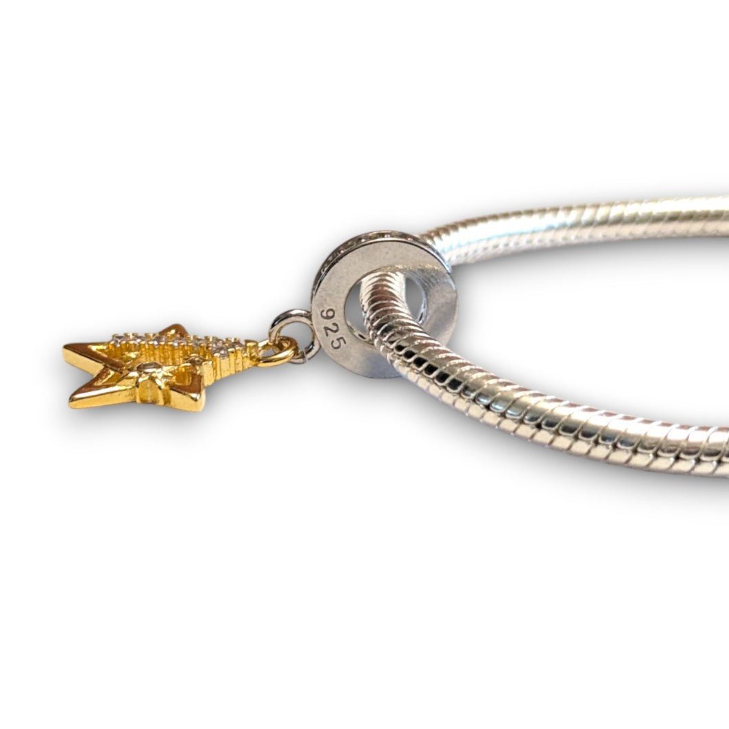 Golden Star Dangle Charm - Popular trends empire