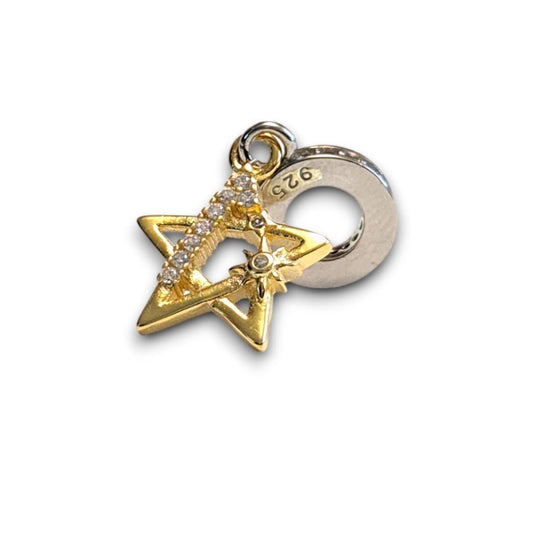 Golden Star Dangle Charm - Popular trends empire