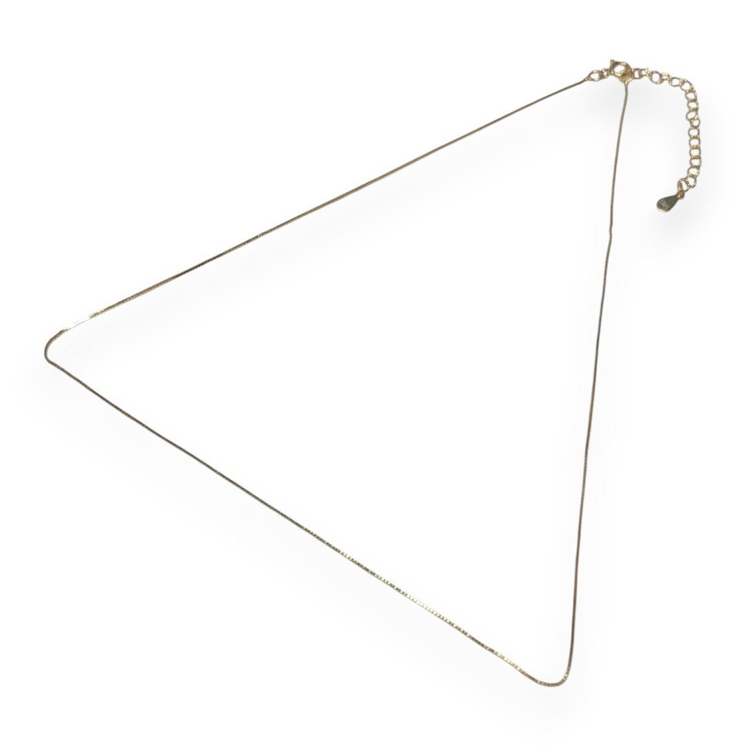 Hazel 1mm Box Chain - Popular trends empire