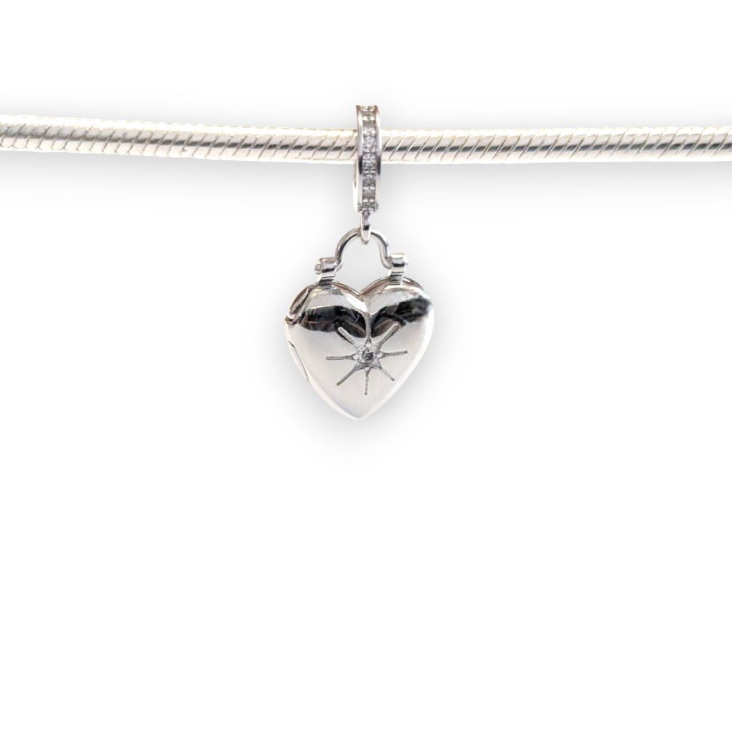 Heart Locket Dangle Charm - Popular trends empire