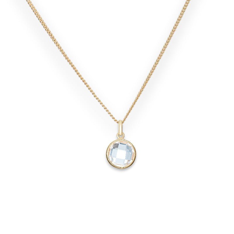 Holly Polished Cubic Zirconia Pendant Necklace - Popular trends empire