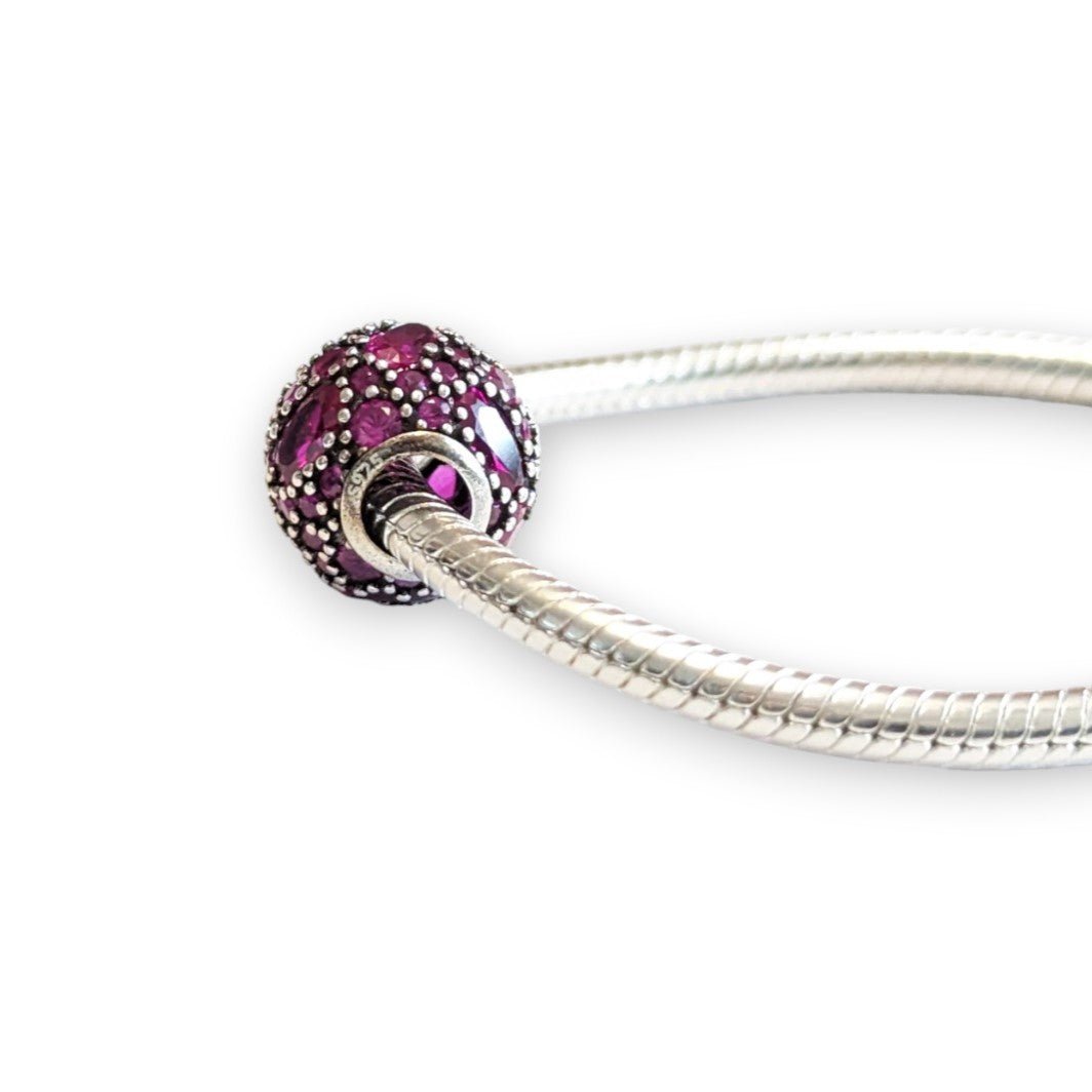 Hot Pink Bead Charm - Popular trends empire