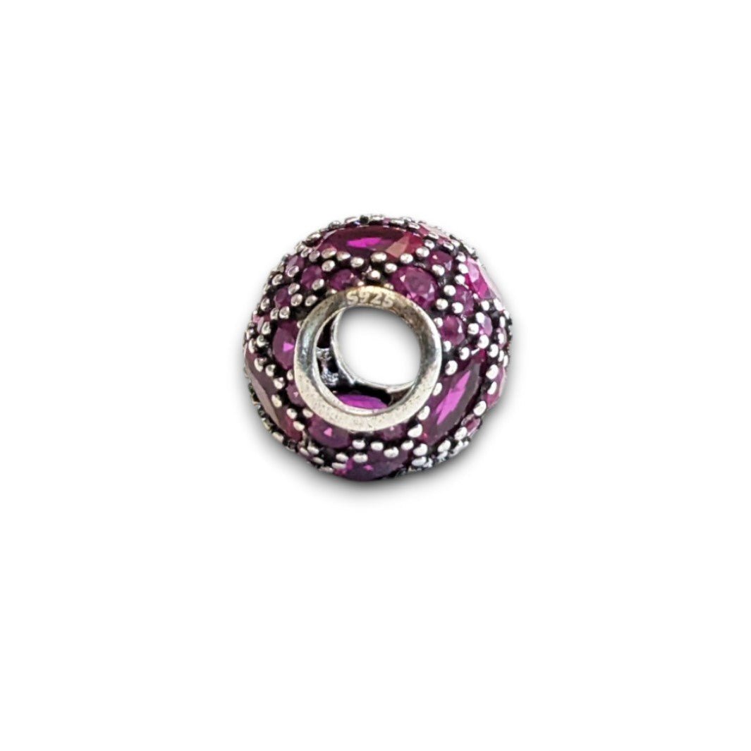 Hot Pink Bead Charm - Popular trends empire