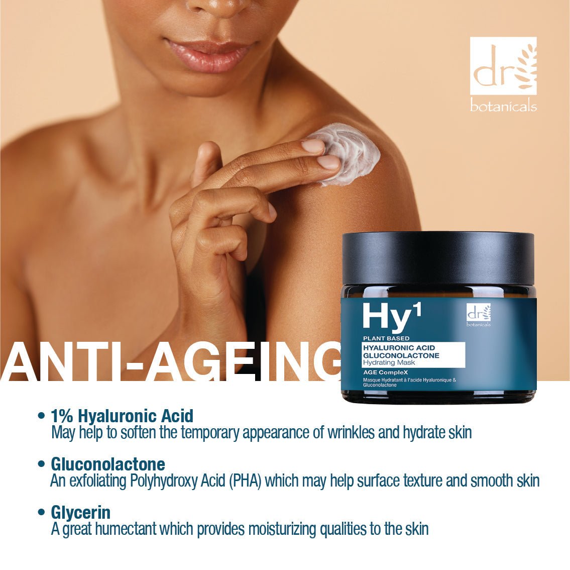 Hyaluronic Acid 1% & Gluconolactone Mask 60ml - Popular trends empire
