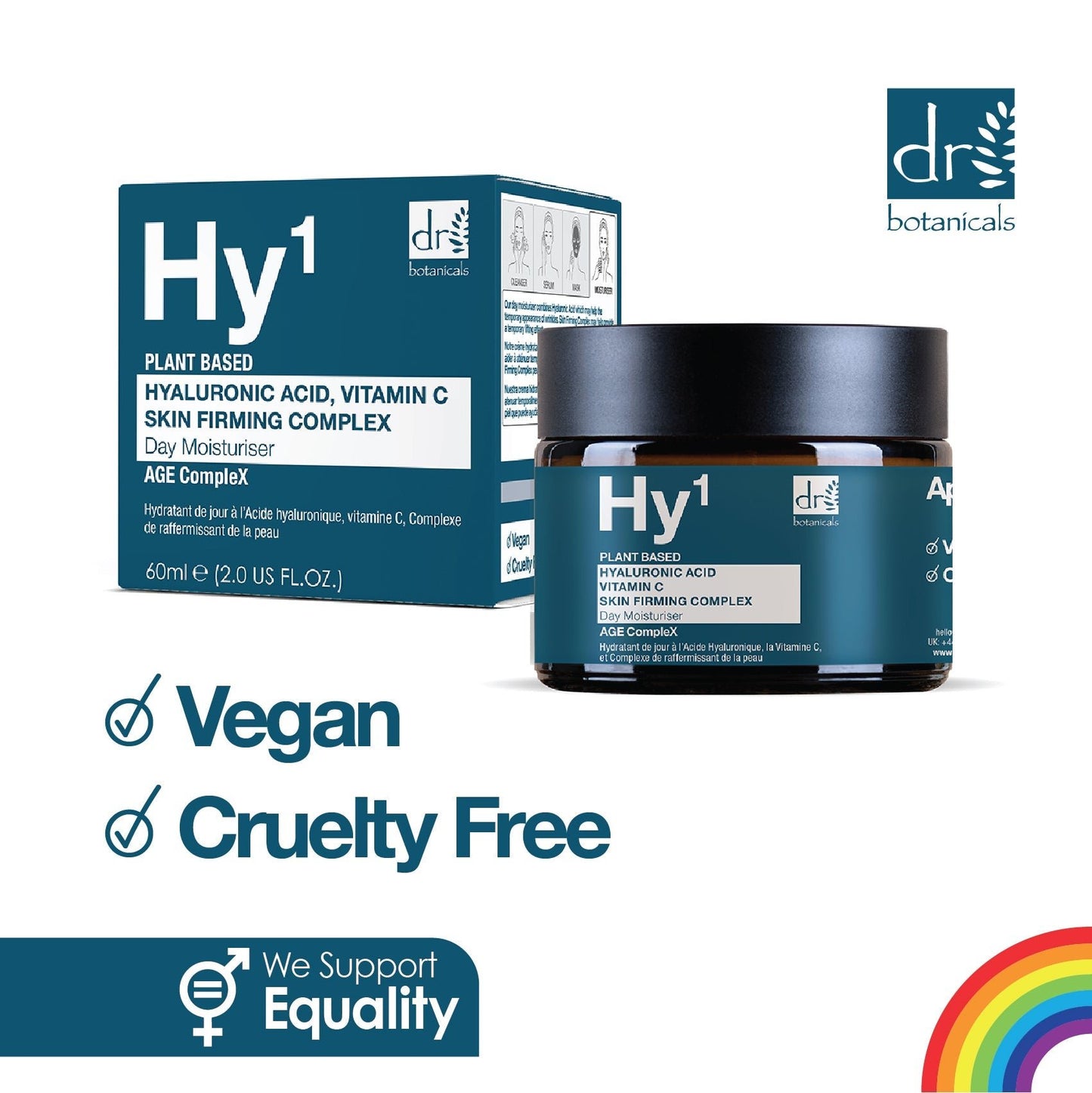 Hyaluronic Acid 1% & Vitamin C 1% & Skin Firming Complex 1% Day Moisturiser 60ml - Popular trends empire