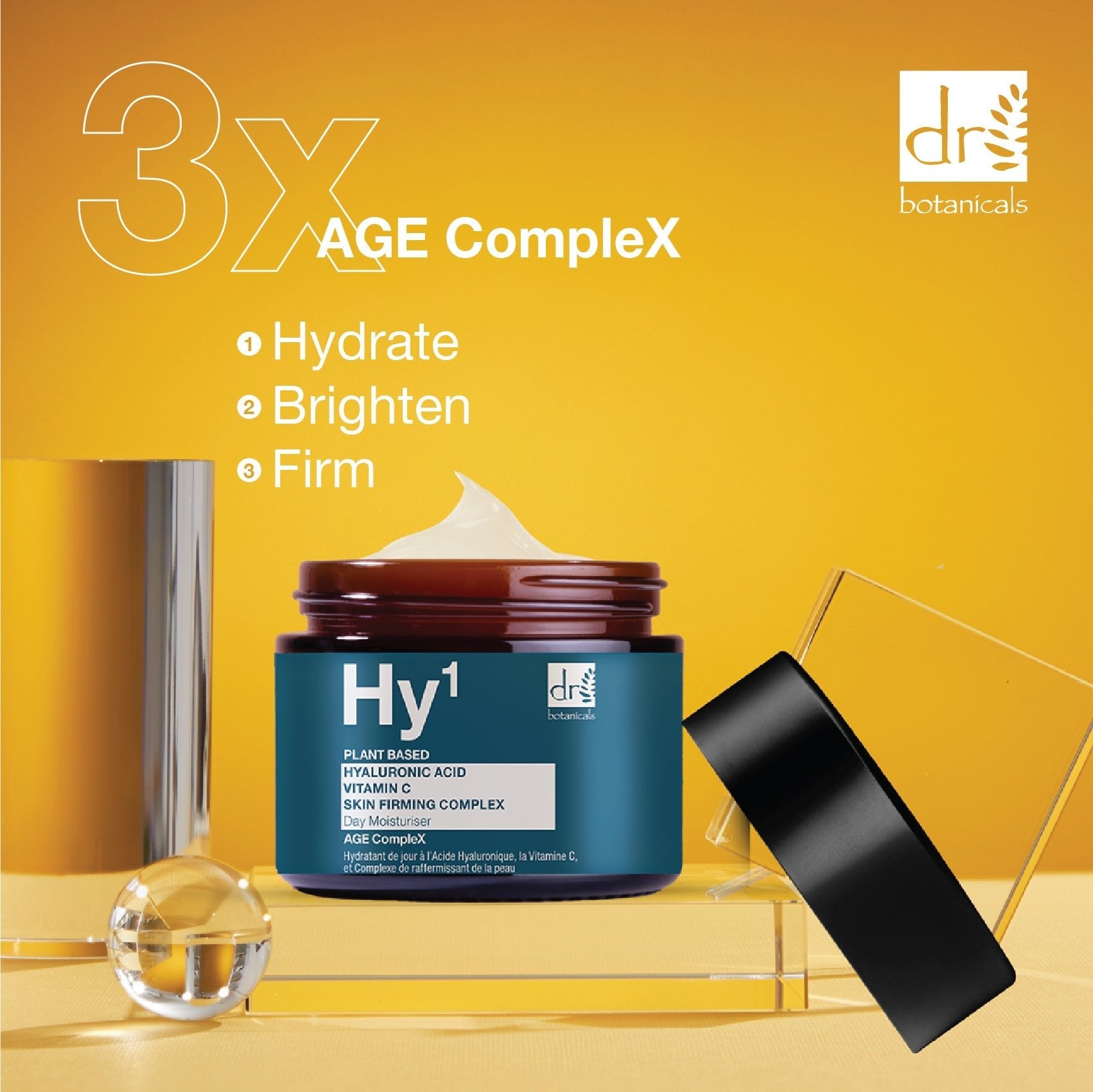 Hyaluronic Acid 1% & Vitamin C 1% & Skin Firming Complex 1% Day Moisturiser 60ml - Popular trends empire