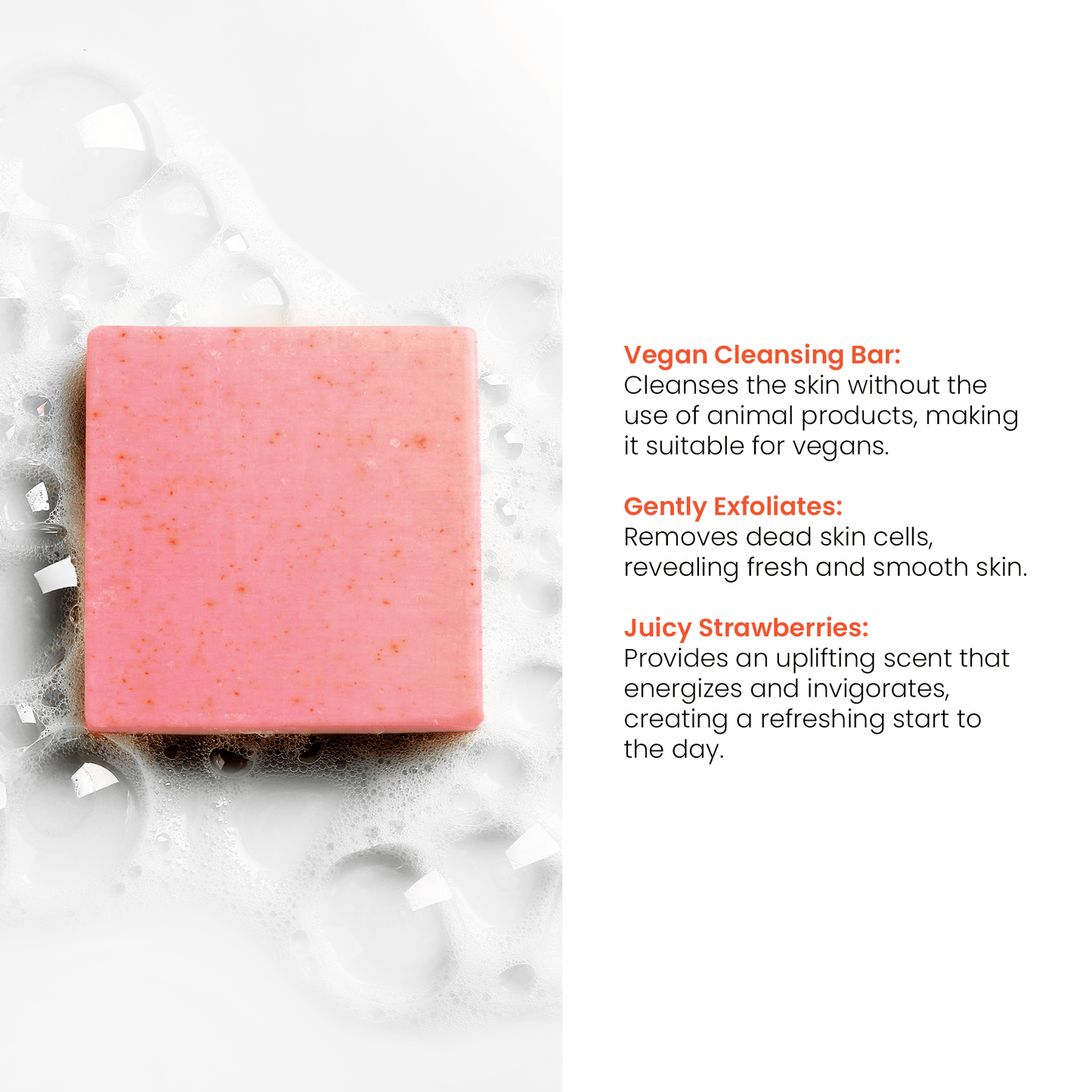 Hydrating Rose Facial Cleansing Bar 100g - Popular trends empire