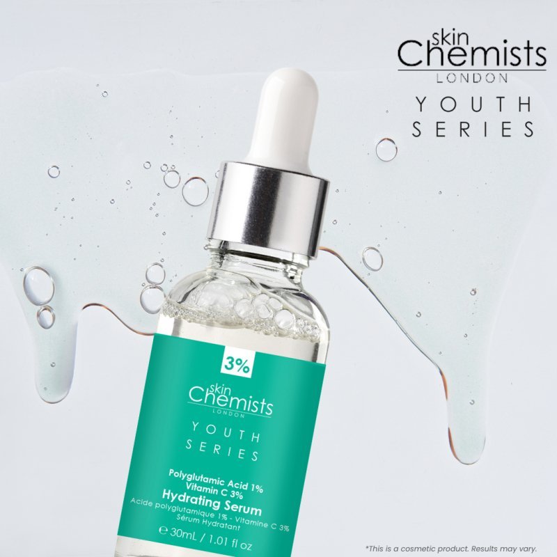 Hydrating Serum Polyglutamic Acid 1%, Vitamin C 3% 30ml - Popular trends empire