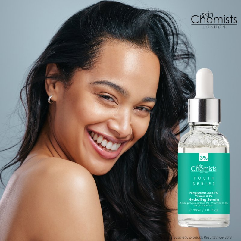 Hydrating Serum Polyglutamic Acid 1%, Vitamin C 3% 30ml - Popular trends empire