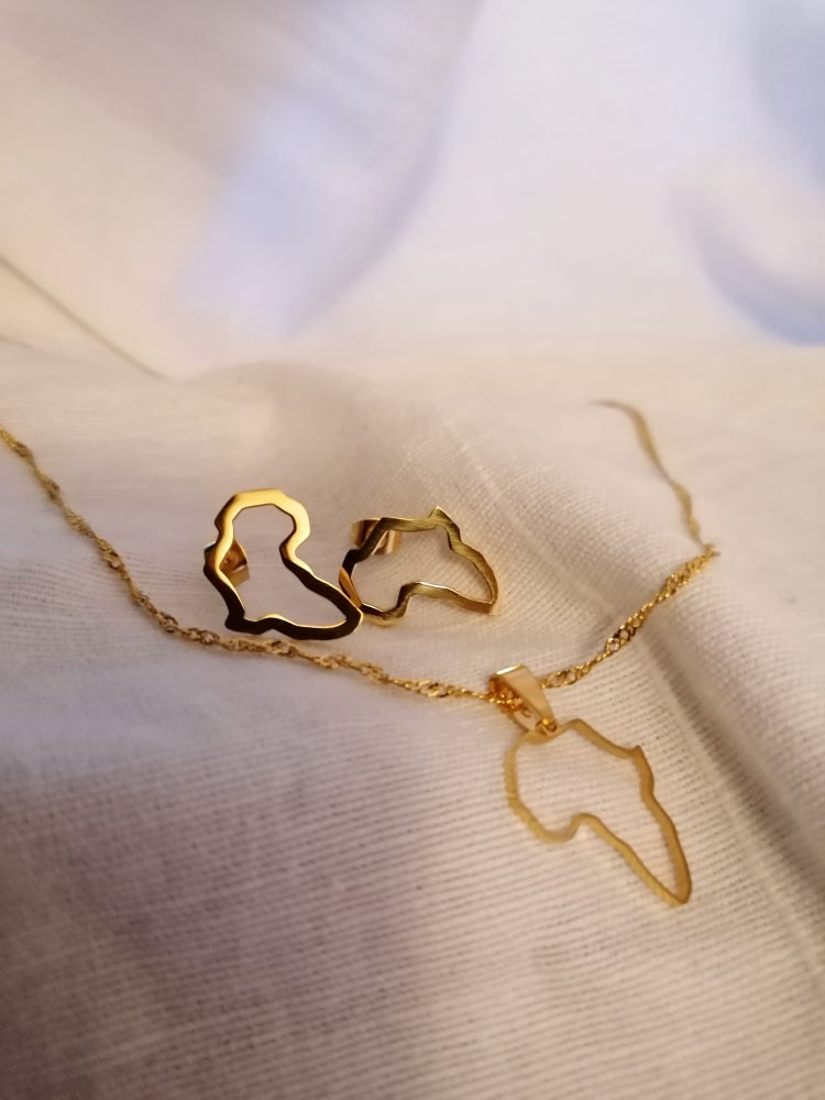 'Imani' Africa Set - Silver/Gold - Popular trends empire