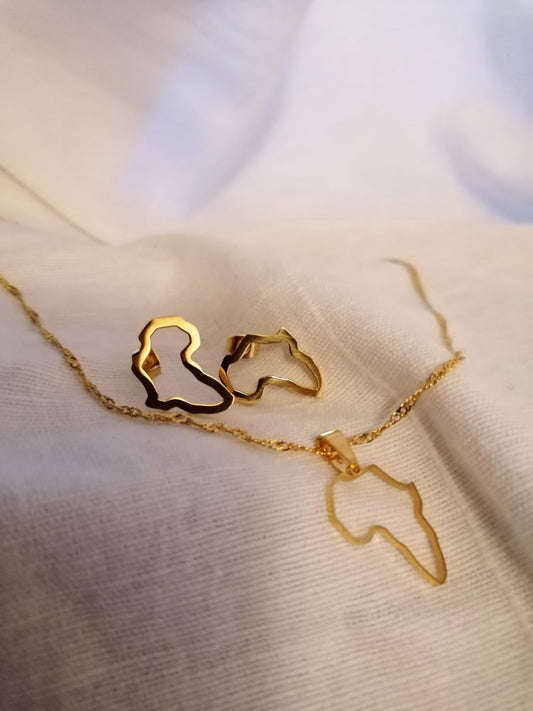 'Imani' Africa Set - Silver/Gold - Popular trends empire