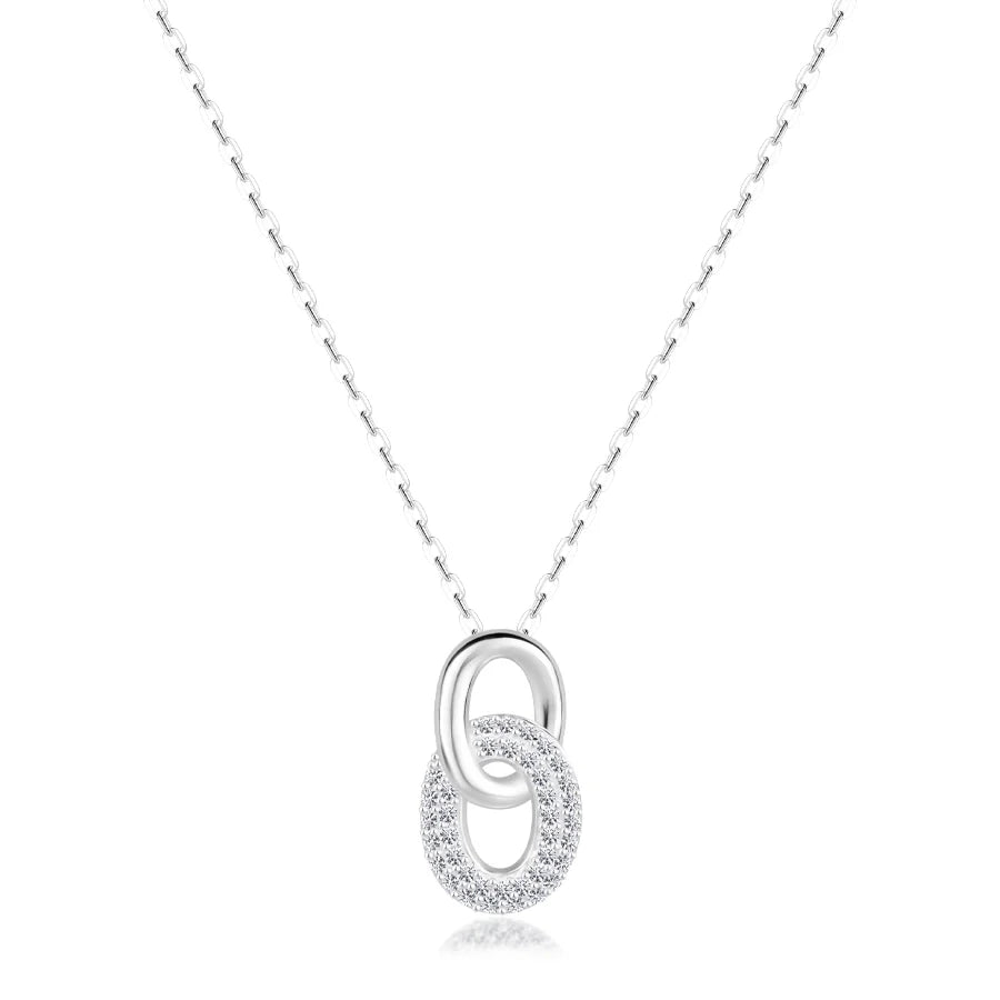 Interlocking Loop Necklace - Popular trends empire