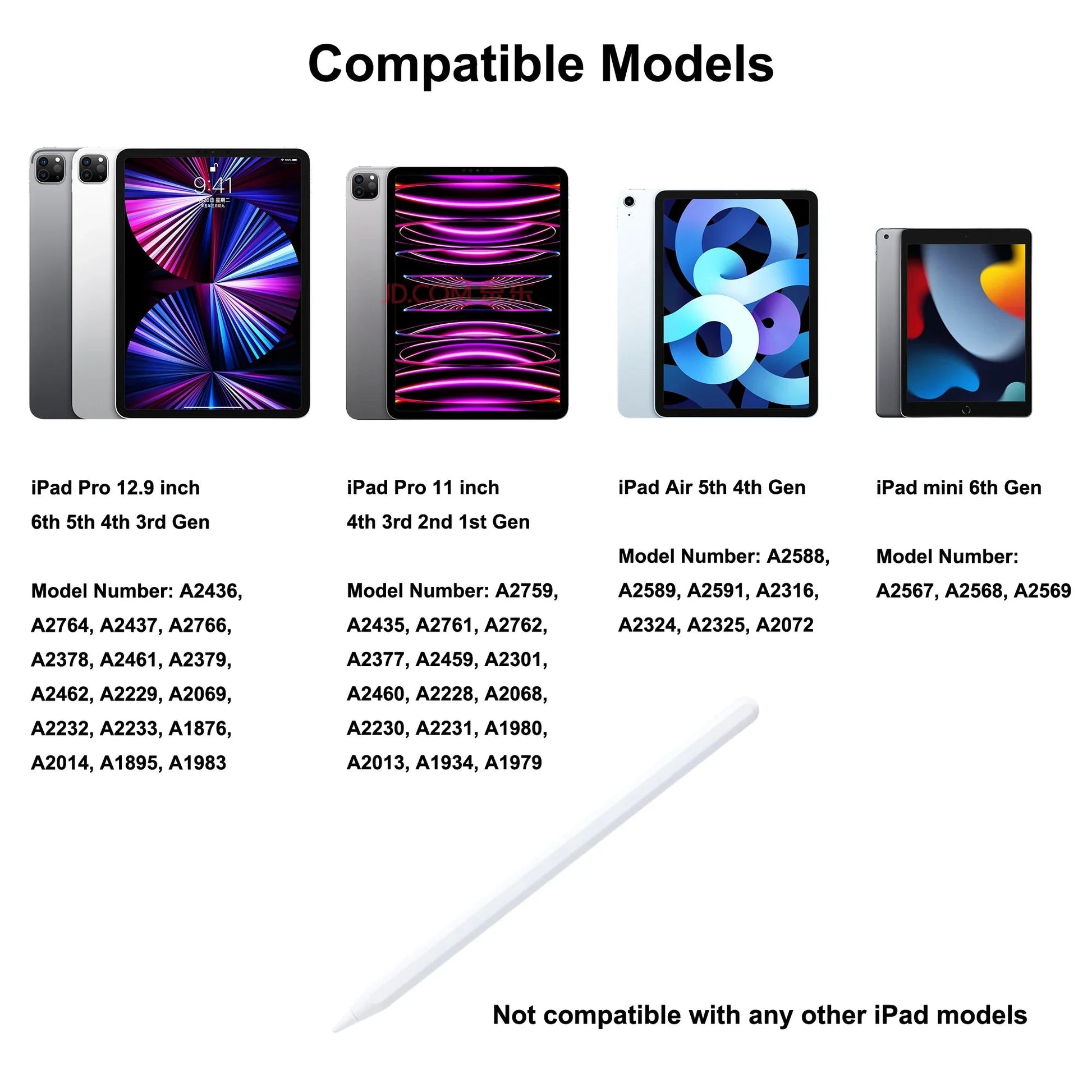 iPad Pencil 2nd Generation Magnetic Wireless Charging Stylus iPad Air/Pro/Mini - Popular trends empire