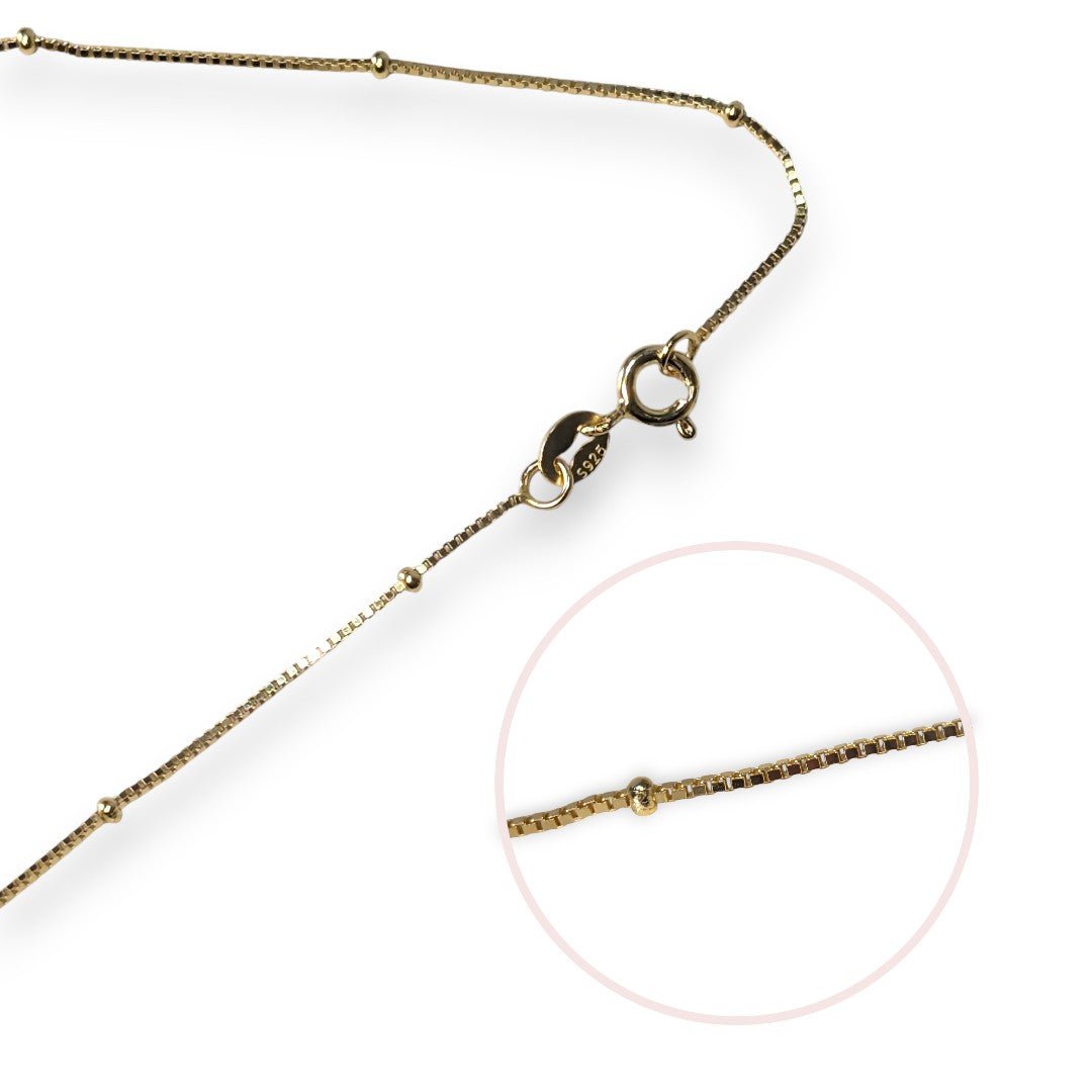 Isabelle 1mm Satellite Box Chain - Popular trends empire