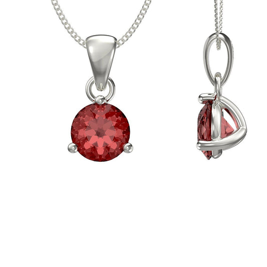 January Birthstone Pendant Necklace - Popular trends empire