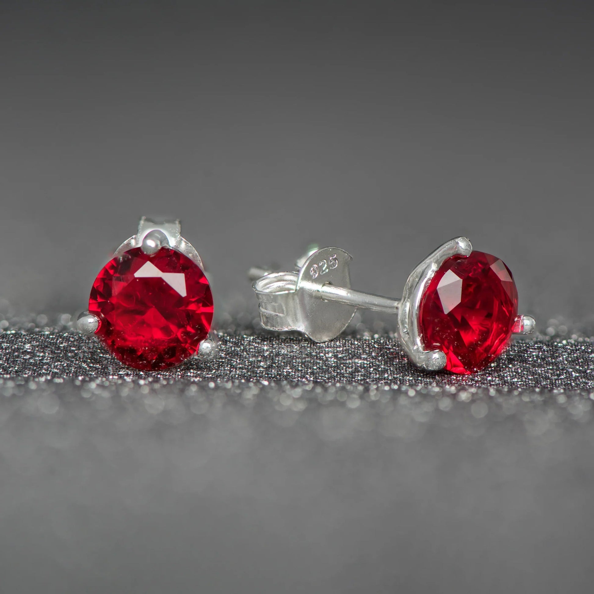 January Birthstone Stud Earrings - Popular trends empire