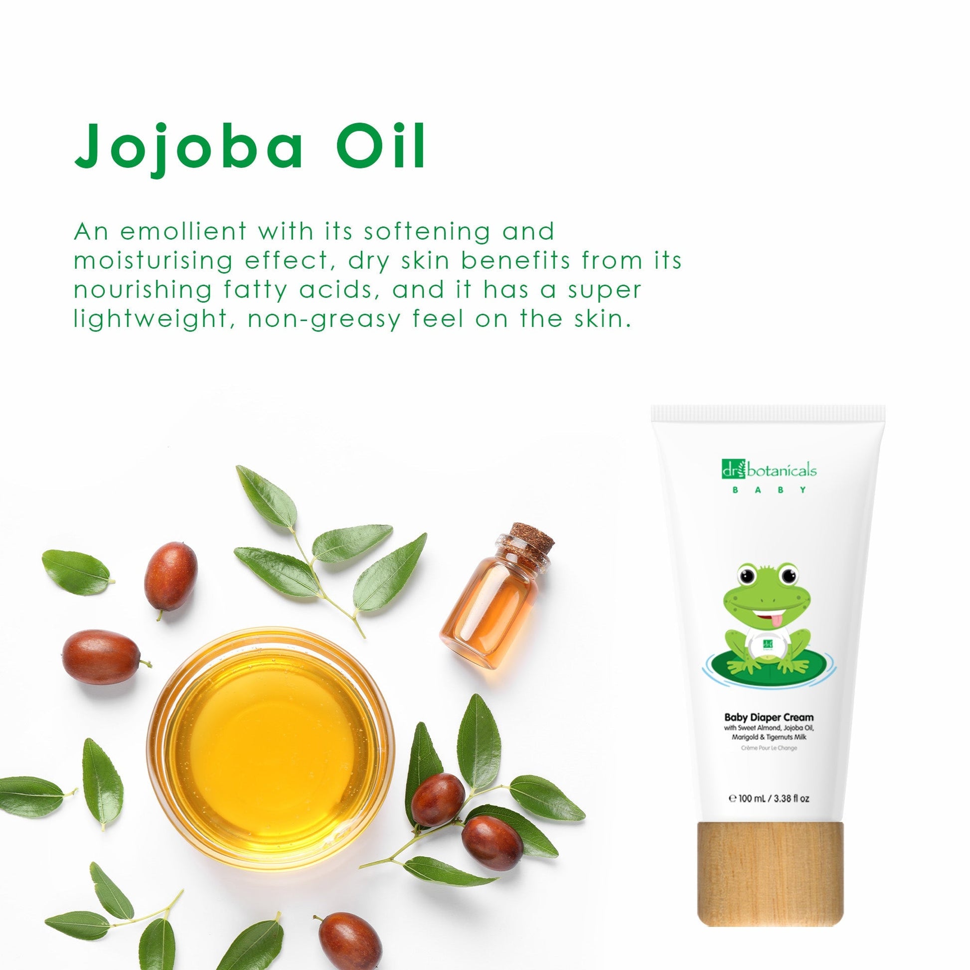 Jojoba & Sweet Almond Oil Baby Diaper Cream 100ml - Popular trends empire