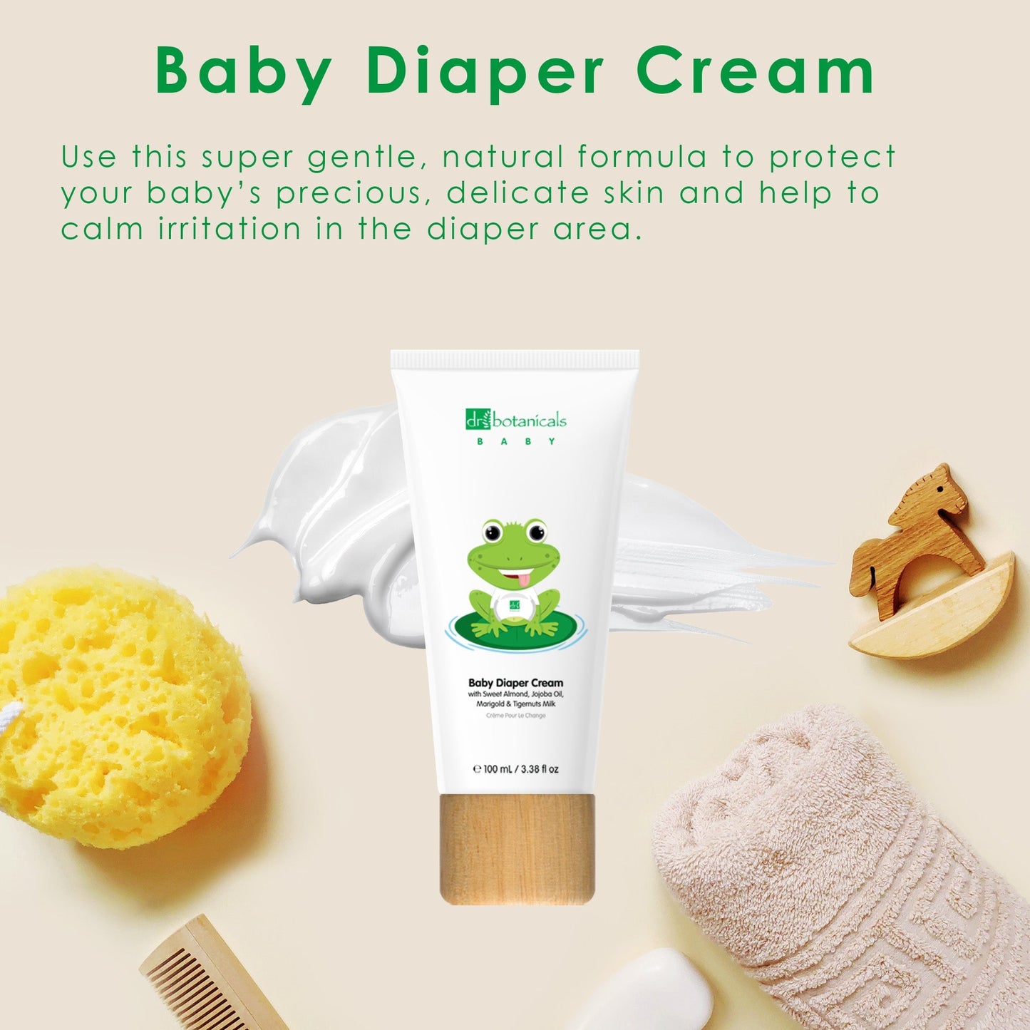 Jojoba & Sweet Almond Oil Baby Diaper Cream 100ml - Popular trends empire