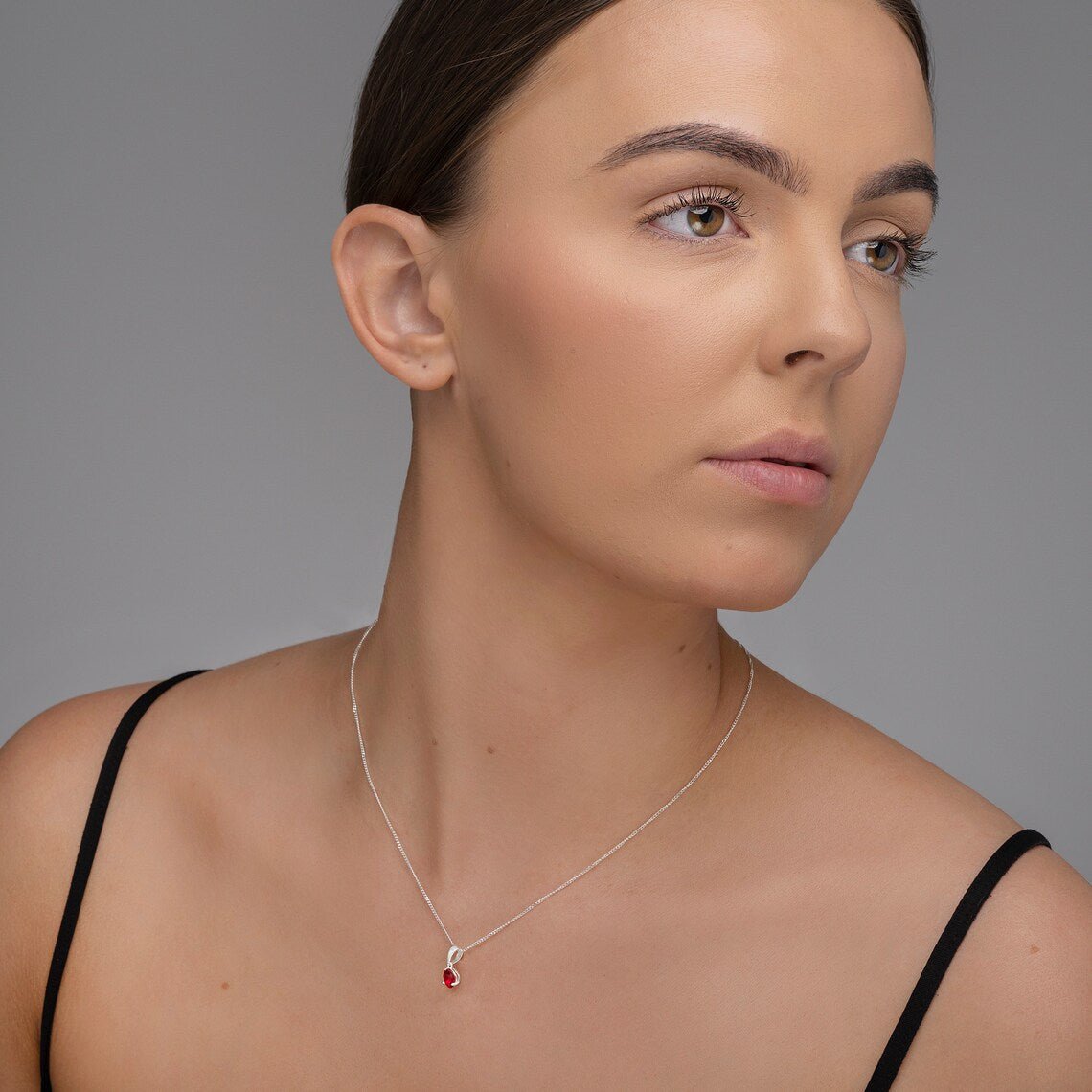 July Birthstone Pendant Necklace - Popular trends empire