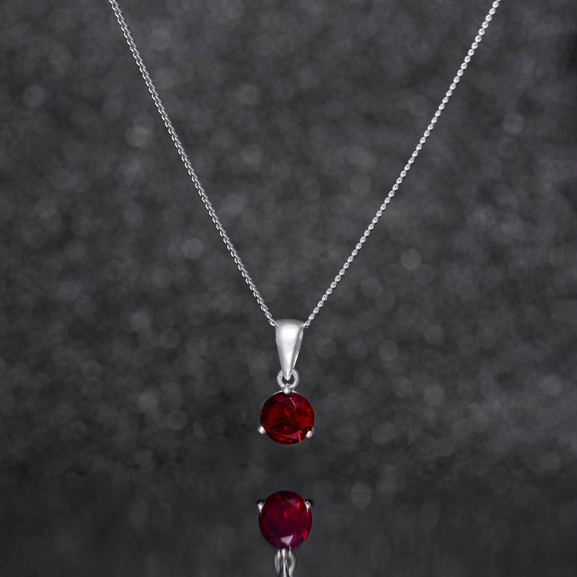 July Birthstone Pendant Necklace - Popular trends empire