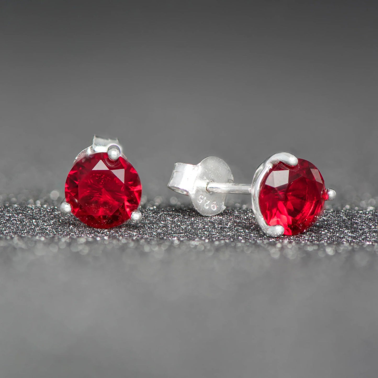 July Birthstone Stud Earrings - Popular trends empire