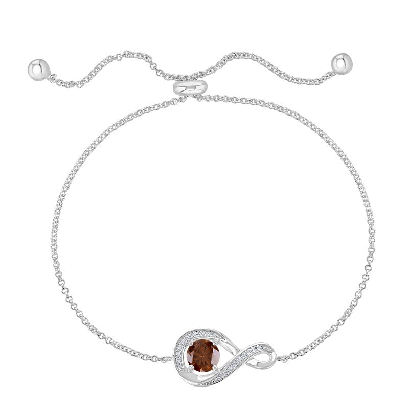 June Birthstone Infinity Bolo Bracelet - Popular trends empire