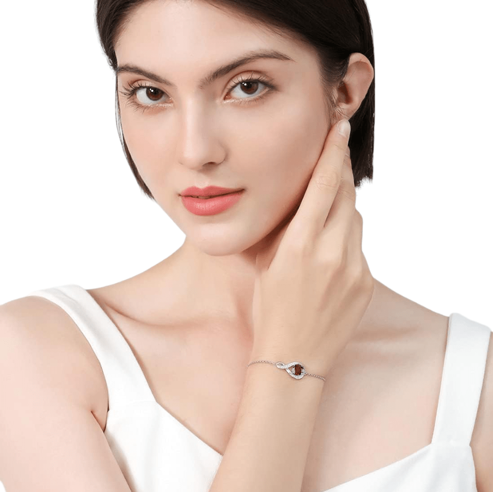 June Birthstone Infinity Bolo Bracelet - Popular trends empire