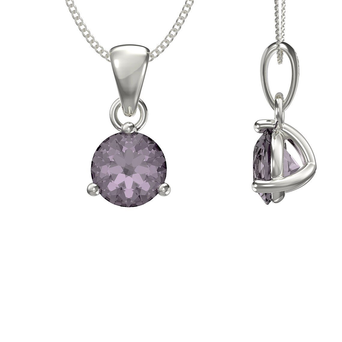June Birthstone Pendant Necklace - Popular trends empire