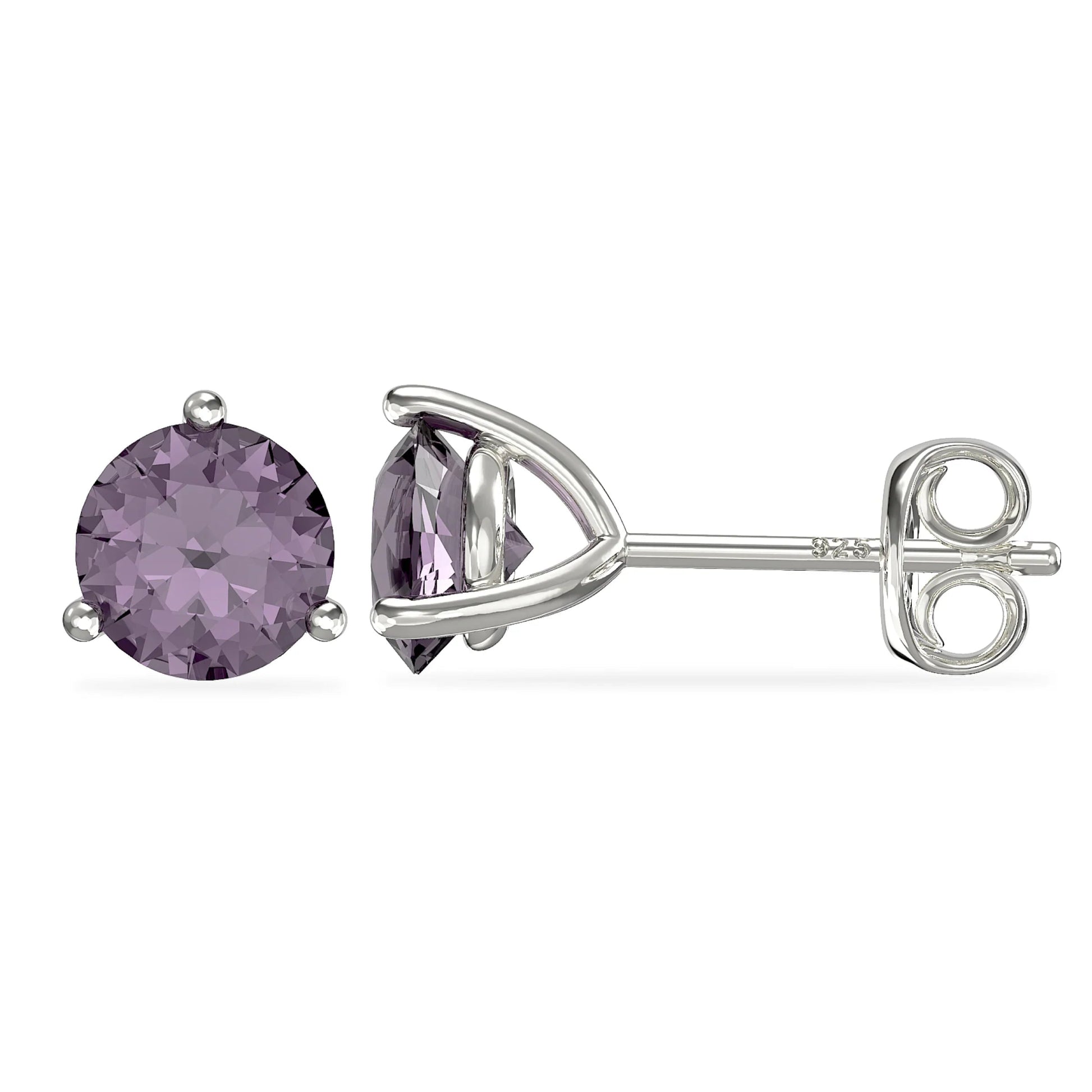 June Birthstone Stud Earrings - Popular trends empire