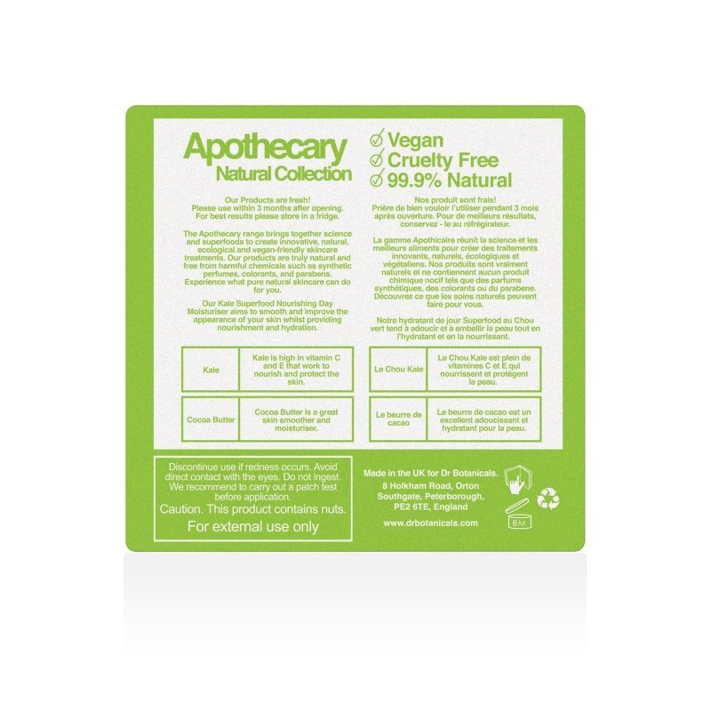 Kale Superfood Nourishing Day Moisturiser 60ml - Popular trends empire