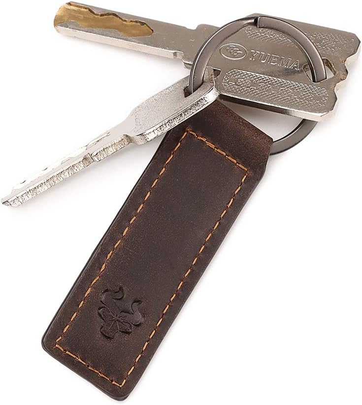 Leather Smart Card Wallet Coin Pocket RFID Blocking Wallet & Leather Keyring - Popular trends empire